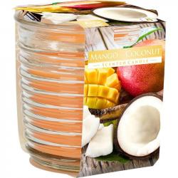 Bispol świeca zapachowa w szkle Mango i kokos snw80-316
