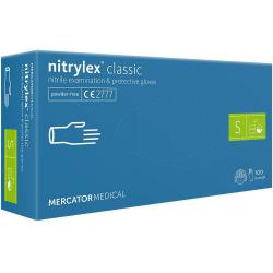 Nitrylex Rękawiczki nitrylowe S 100 szt. bez pudru