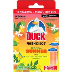 Duck Duo Fresh Discs zapas krążek do WC Tropical Summer Tropical Summer