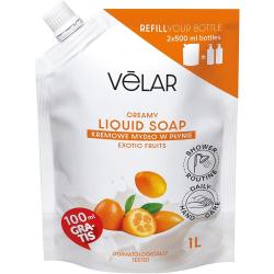 Velar zapas mydła w płynie 1L Egzotyczne Owoce