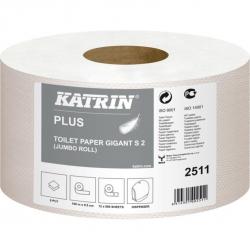 Katrin Plus 2511 papier Jumbo 100m, biały 2-warstwowy 12 sztuk