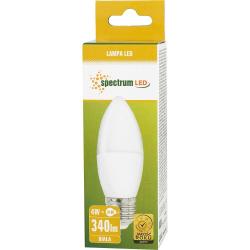 Spectrum LED żarówka świecowa E27 4W biała