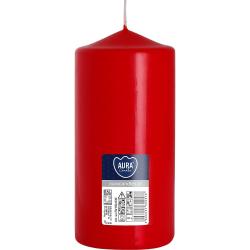 Bispol świeca walec wys. 15cm, śr. 7cm czerwona 1szt bezzapachowa