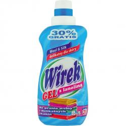 Wirek żel do prania tkanin z lanoliną 1L