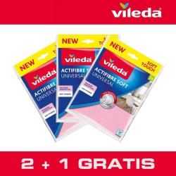 Vileda Actifibre Soft Pakiet ścierka uniwersalna 2+1 gratis