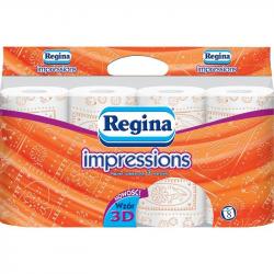 Regina papier toaletowy trzywarstwowy Impressions 8szt. Pomarańczowy