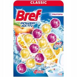 Bref Power Activ kulki do toalet 3x50g Fruitopia