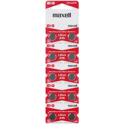 Maxell Alkaline LR44/A76 baterie alkaliczne 10szt. blister