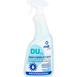 Mill Profi DU-75 uniwersalny płyn dezynfekcyjny 75% alkohol 500ml spray