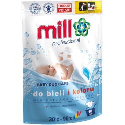 Mill Professional kapsułki do prania tkanin 10 sztuk Baby Duo Caps
