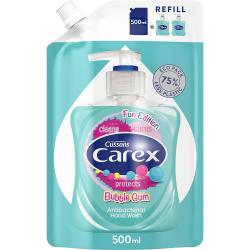 Carex mydło w płynie 500ml Bubble Gum Zapas