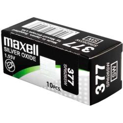 Maxell Silver Oxide SR626SW 377 baterie 10szt. w pudełku