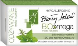 Biały Jeleń Bio Omega odżywianie melisa i rozmaryn mydło naturalne 85g