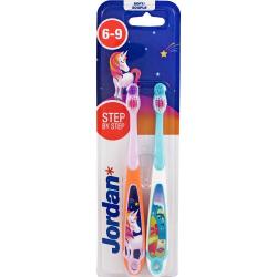 Jordan szczoteczka do mycia zębów 6-9 lat DUOPAK miękka