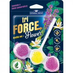 General Fresh Tri Force Flower zawieszka do toalet 45g Lawenda i Kwiat Pomarańczy