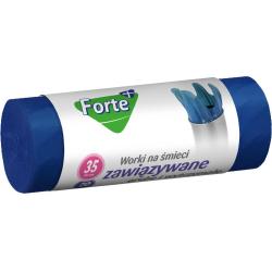 Forte+ worki na śmieci zawiązywane 35L/20 sztuk