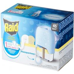 Raid Family electric na komary urządzenie+płyn 45 nocy