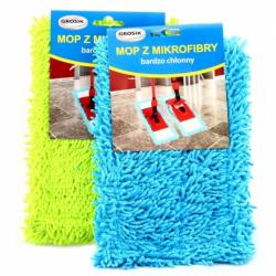 Grosik mop płaski z mikrofibry wkład kolor b. chłonny