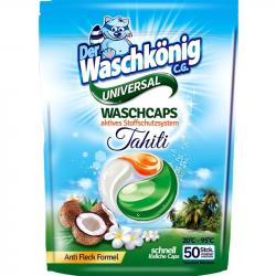Der Waschkonig kapsułki do prania tkanin Tahiti 50szt. Universal