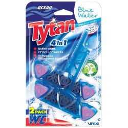 Tytan 4in1 kostka do toalet barwiąca 2x40g Ocean