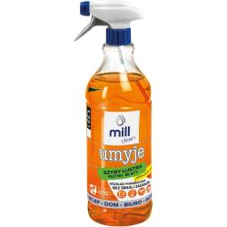 Mill Clean UMYJE płyn do mycia szyb 1,22L Pomarańcza