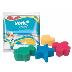 York gąbki do kąpieli dla dzieci komplet 4 sztuki