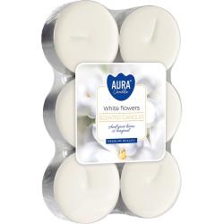 Bispol podgrzewacze zapachowe MAXI 6 sztuk Białe Kwiaty