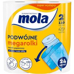 Mola Podwójne Megarolki ręcznik papierowy dwuwarstwowy 2szt.