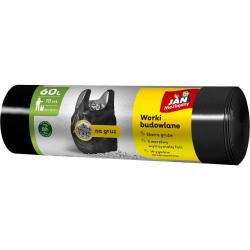 Jan Niezbędny worki na śmieci LDPE budowlane 60L/10 sztuk