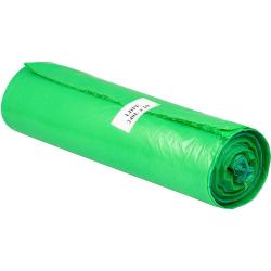 Ekosell worki na śmieci LDPE 240L/10szt. zielone