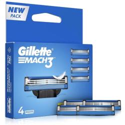 Gillette Mach3 wkłady do golarki 4szt.