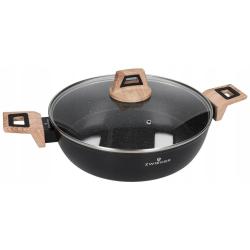 Zwieger Lavena garnek 3,8L plaski z pokrywką 28cm