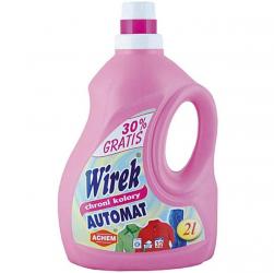Wirek płyn do prania tkanin 2L Automat Kolor