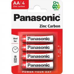 Panasonic Zinc Carbon baterie cynkowo-węglowe R6 4 sztuki