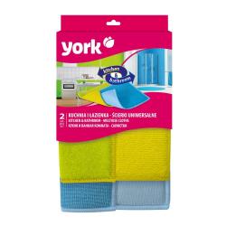 York ściereczki z mikrofibry do kuchni i łazienki 2 szt.