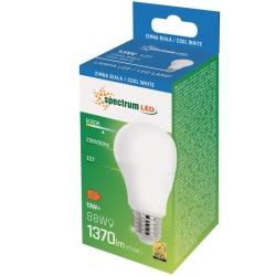 Spectrum LED żarówka GLS E27 13W zimna biała