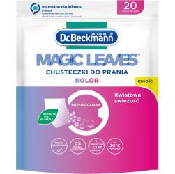 Dr. Beckmann Magic Leaves chusteczki do prania tkanin Kolor 20szt. Kwiatowa Świeżość