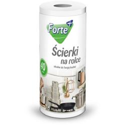 Forte+ ściereczki na rolce 40 sztuk