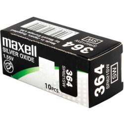Maxell Silver Oxide SR621SW 364 baterie 10szt w pudełku