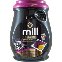 Mill Professional kapsułki do prania czarnych i ciemnych tkanin 50szt.