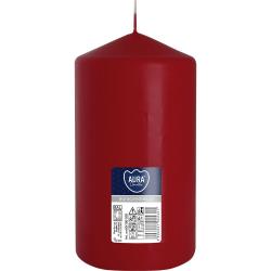 Bispol świeca walec wys. 15cm. śr. 8cm Burgund bezzapachowa