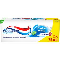 Aquafresh Fresh & Minty pasta do mycia zębów 2x75ml