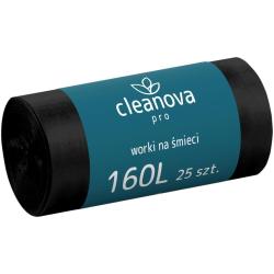 Cleanova Pro worki na śmieci LDPE 160L/25 sztuk