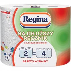 Regina ręcznik papierowy dwuwarstwowy Najdłuższy Ręcznik z nadrukiem 2 szt