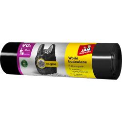 Jan Niezbędny worki na śmieci LDPE budowlane 90L/10 sztuk