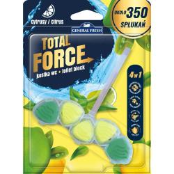 General Fresh Total Five Force zawieszka do toalet-kulki 40g cytrynowa