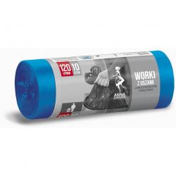 Anna Zaradna worki na śmieci LDPE 120L/10szt. z uszami