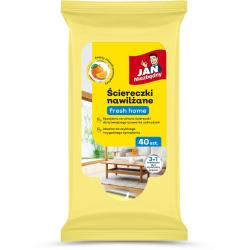 Jan Niezbędny nawilżane ściereczki uniwersalne 40 sztuk Fresh Home