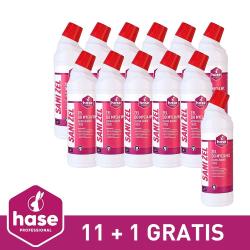 Hase Sani Żel Pakiet 11+1 GRATIS żel do toalet 1L 9691