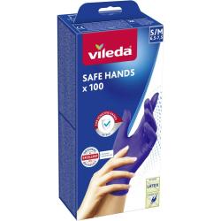 Vileda Safe Hands rękawiczki nitrylowe rozm. S/M 100szt.